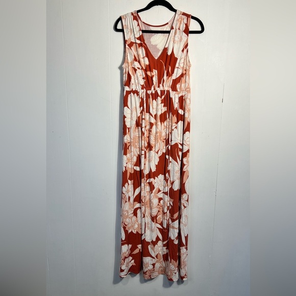 Isabel Maternity by Ingrid & Isabel Sleeveless Maxi Tropical Dress 1067* 42825 - Picture 1 of 4